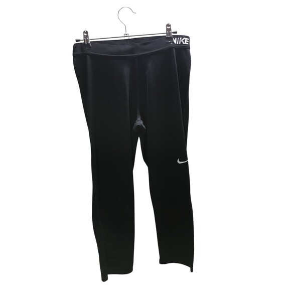Nike Dri-Fit Pants Women's Size Large Black Athletic - Picture 1 of 6